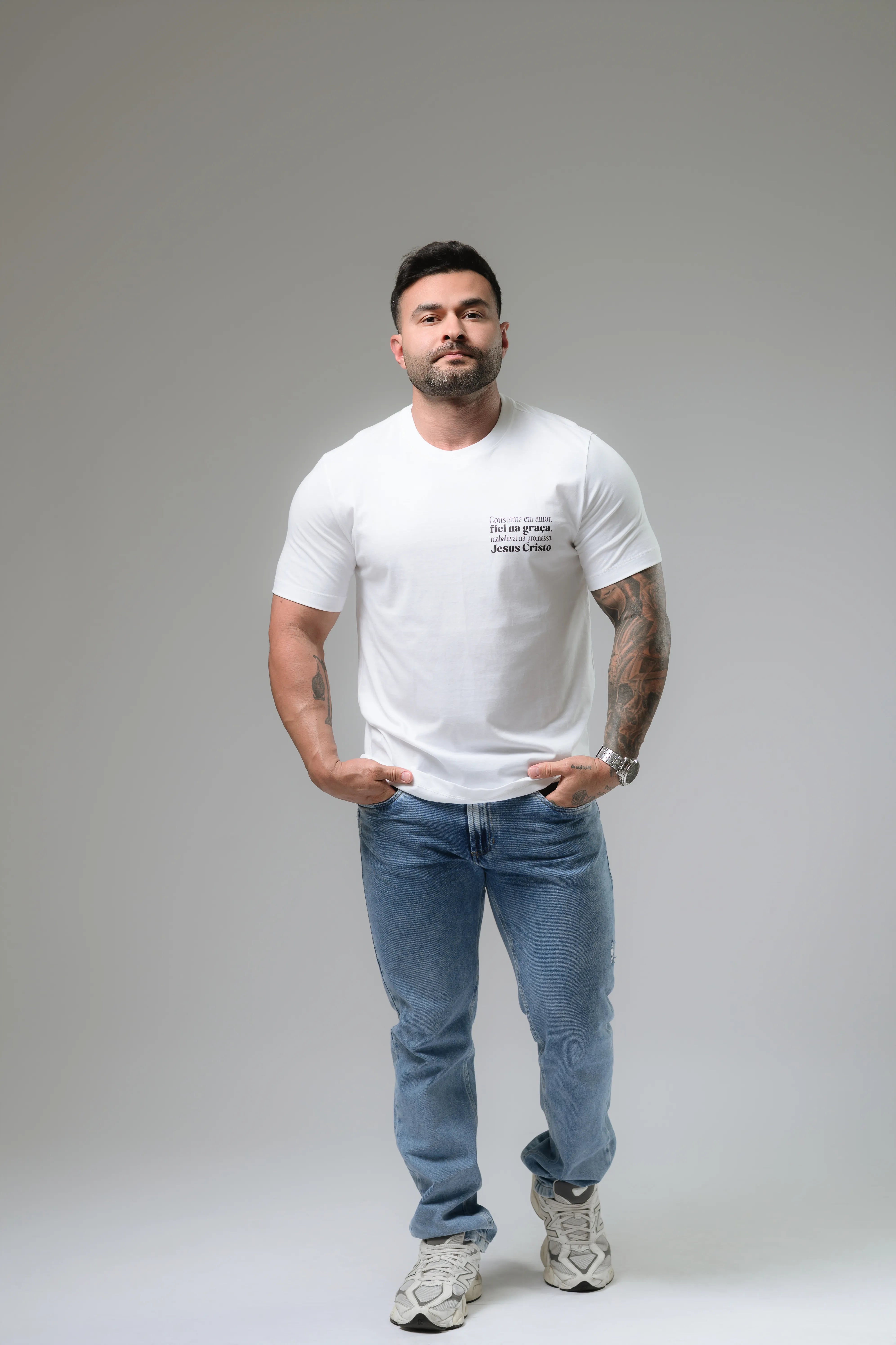 Camiseta Slim - Fiel Graça