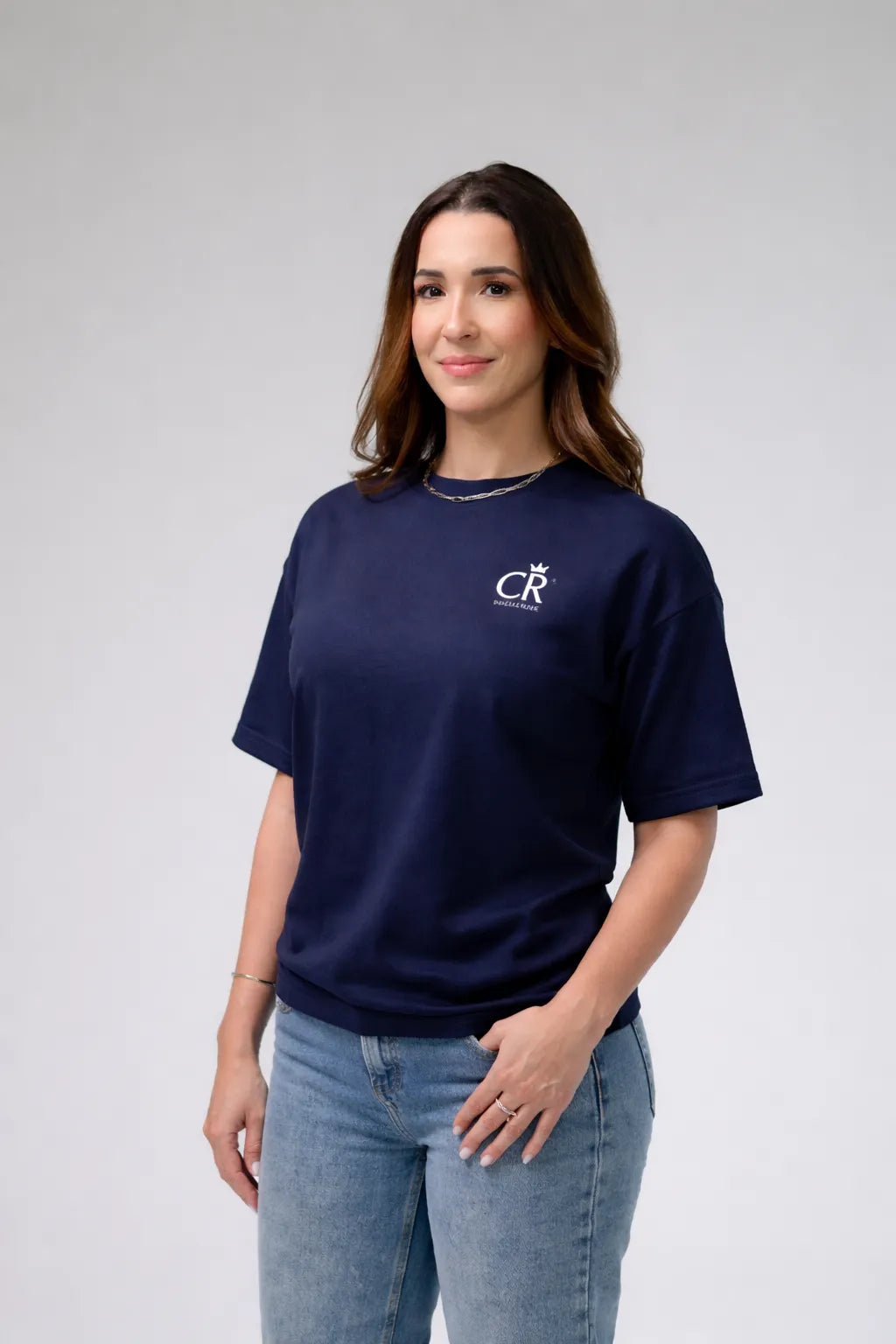 Camiseta Casual  - Azul