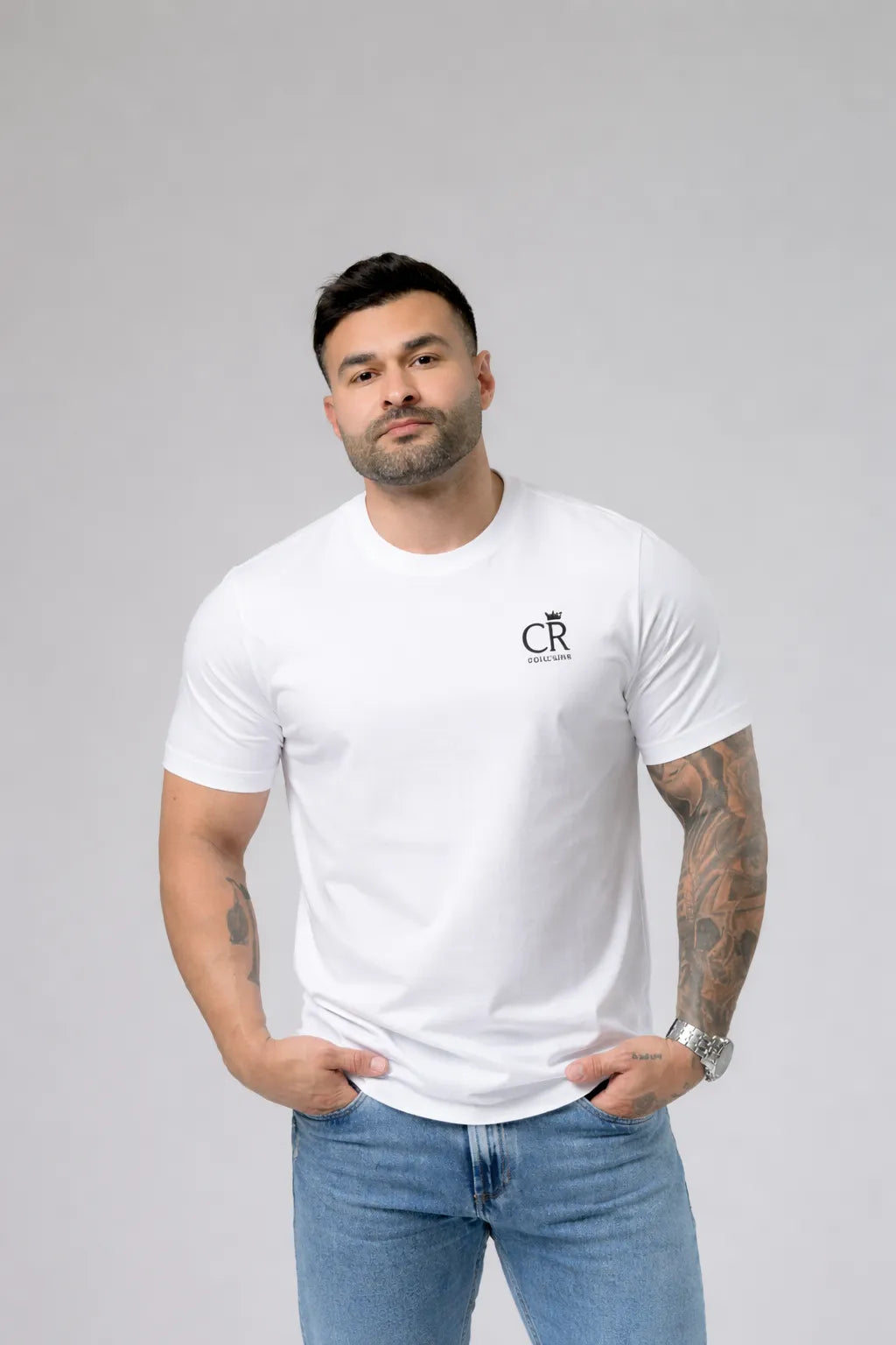 Camiseta Casual  - Off White