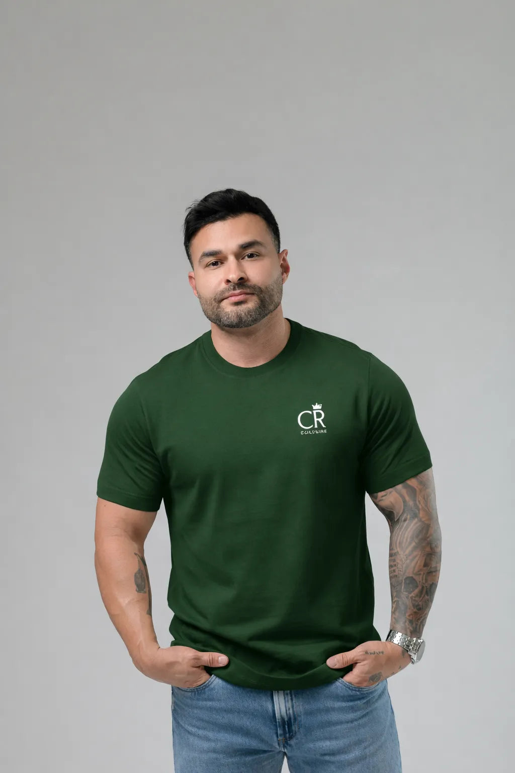 Camiseta Casual  - Verde