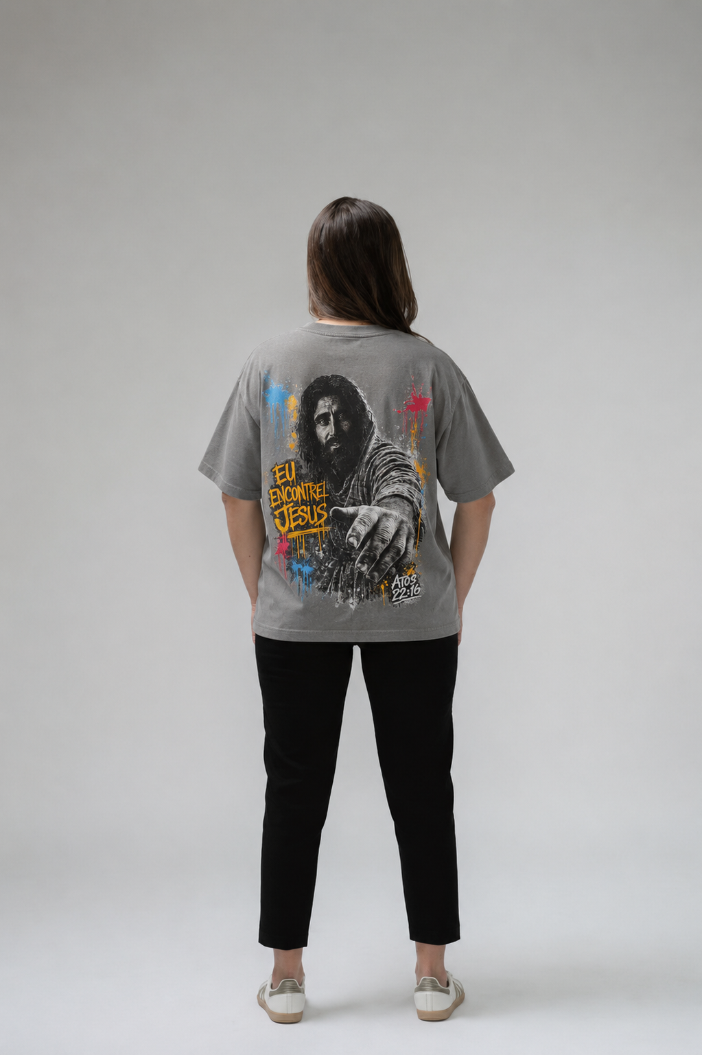 Camiseta Oversized Estonada - JESUS